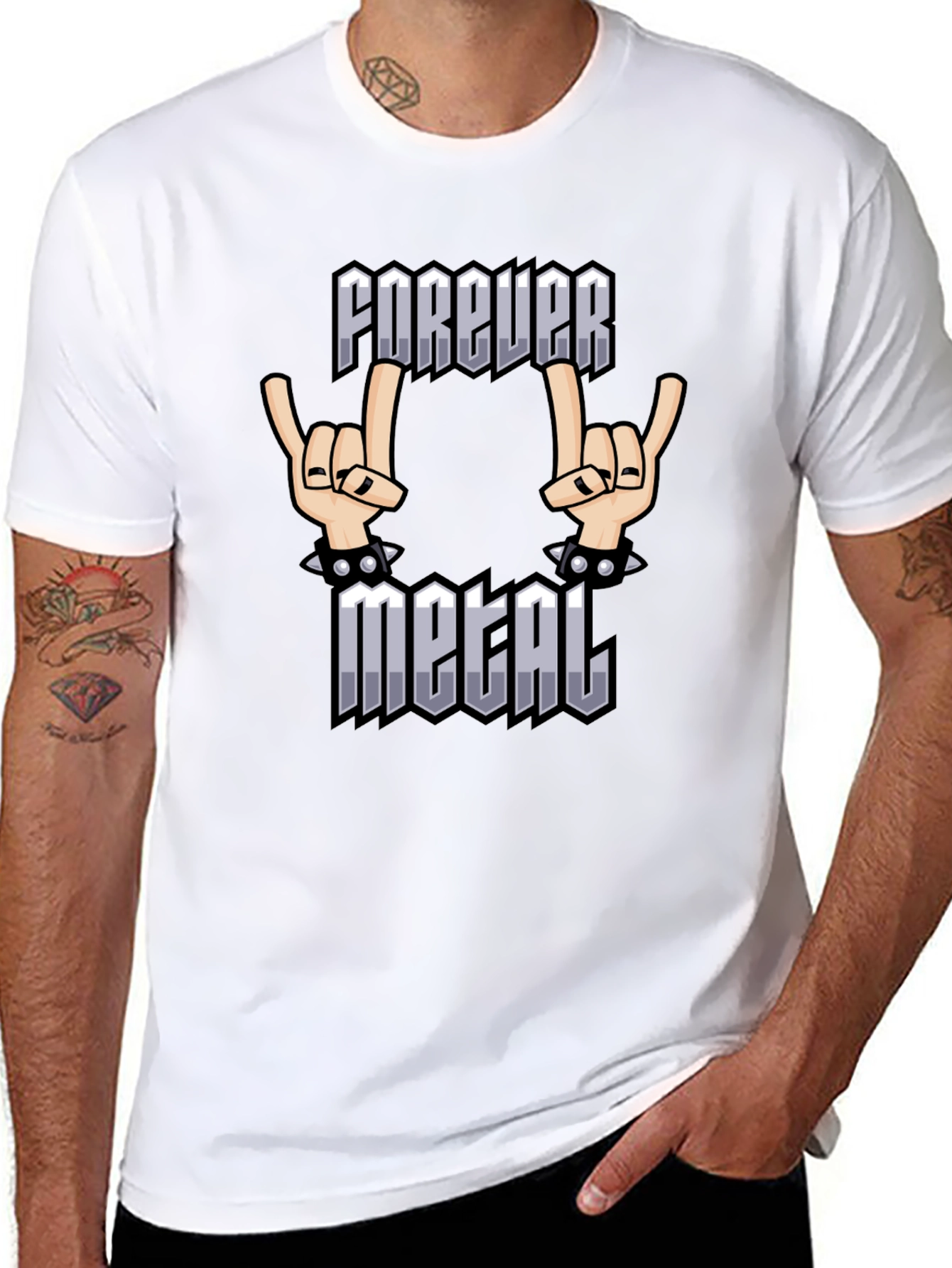Forever Metal Graphic Tee - Rock On!