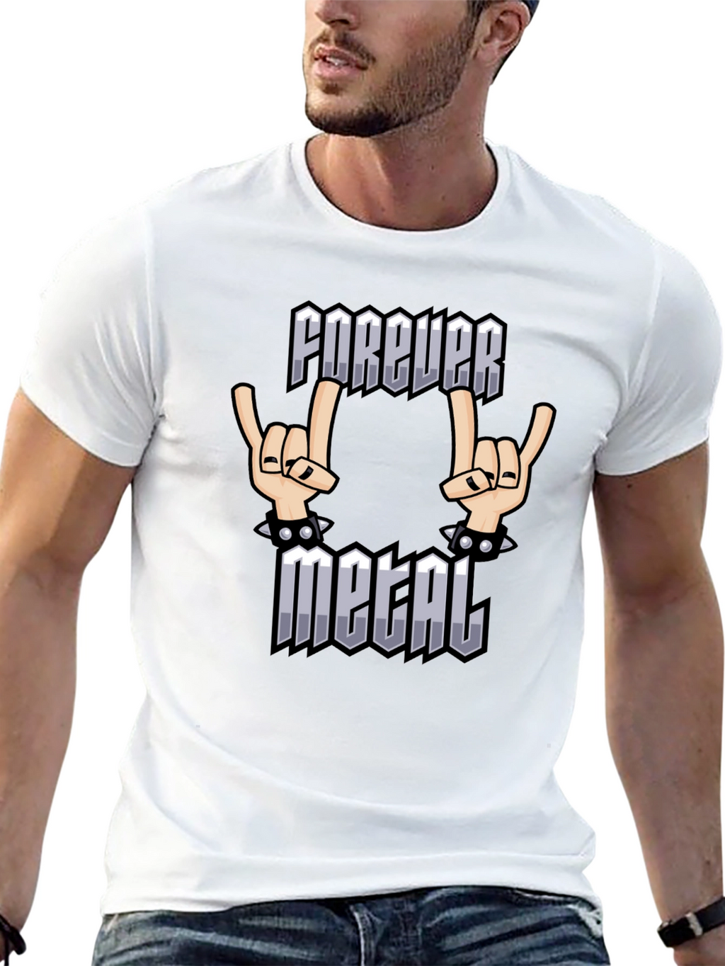Forever Metal Graphic Tee - Rock On!