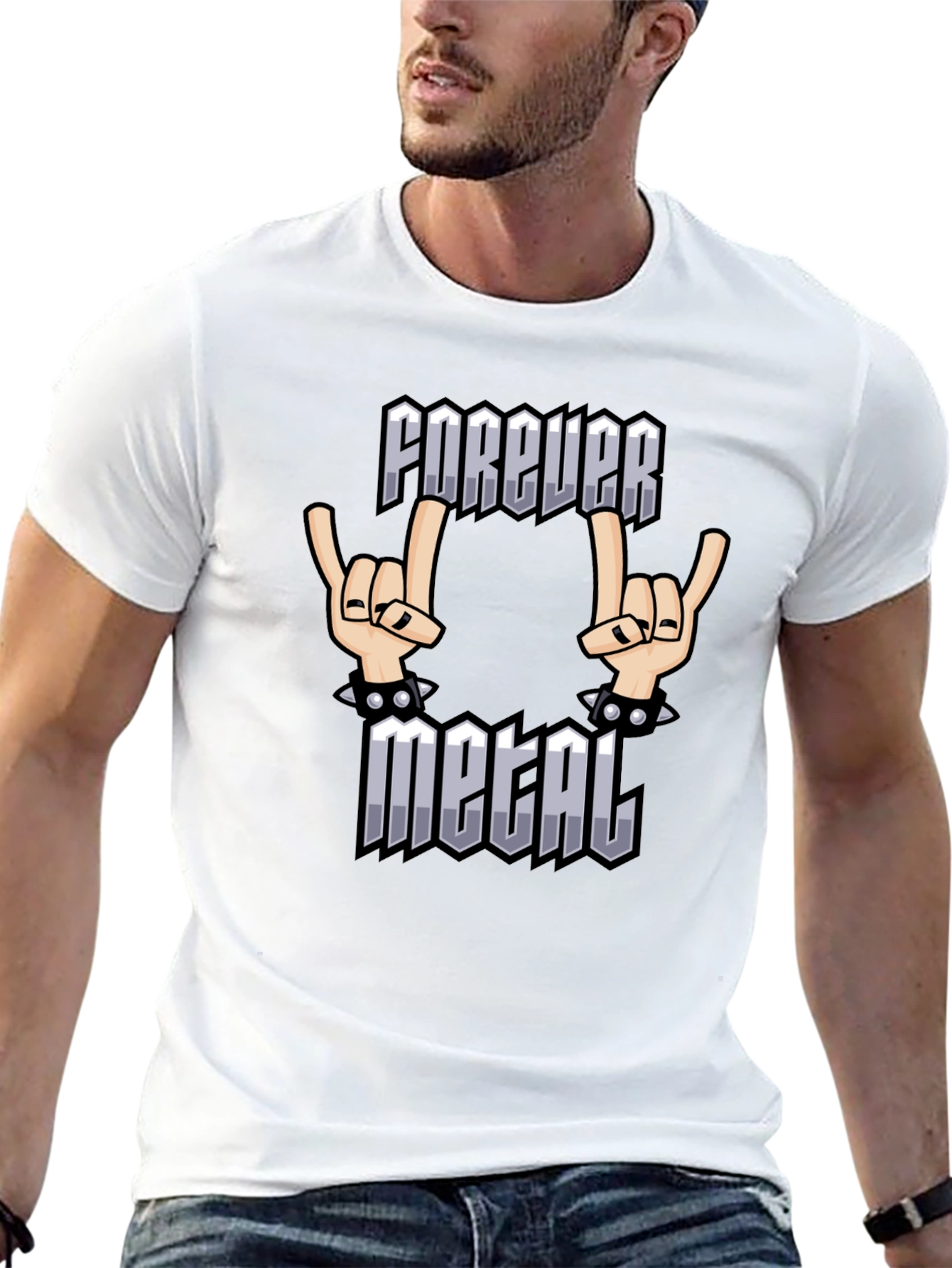 Forever Metal Graphic Tee - Rock On!