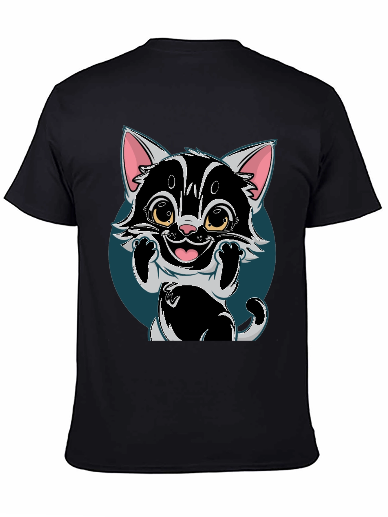 Cute Cartoon Cat T-Shirt