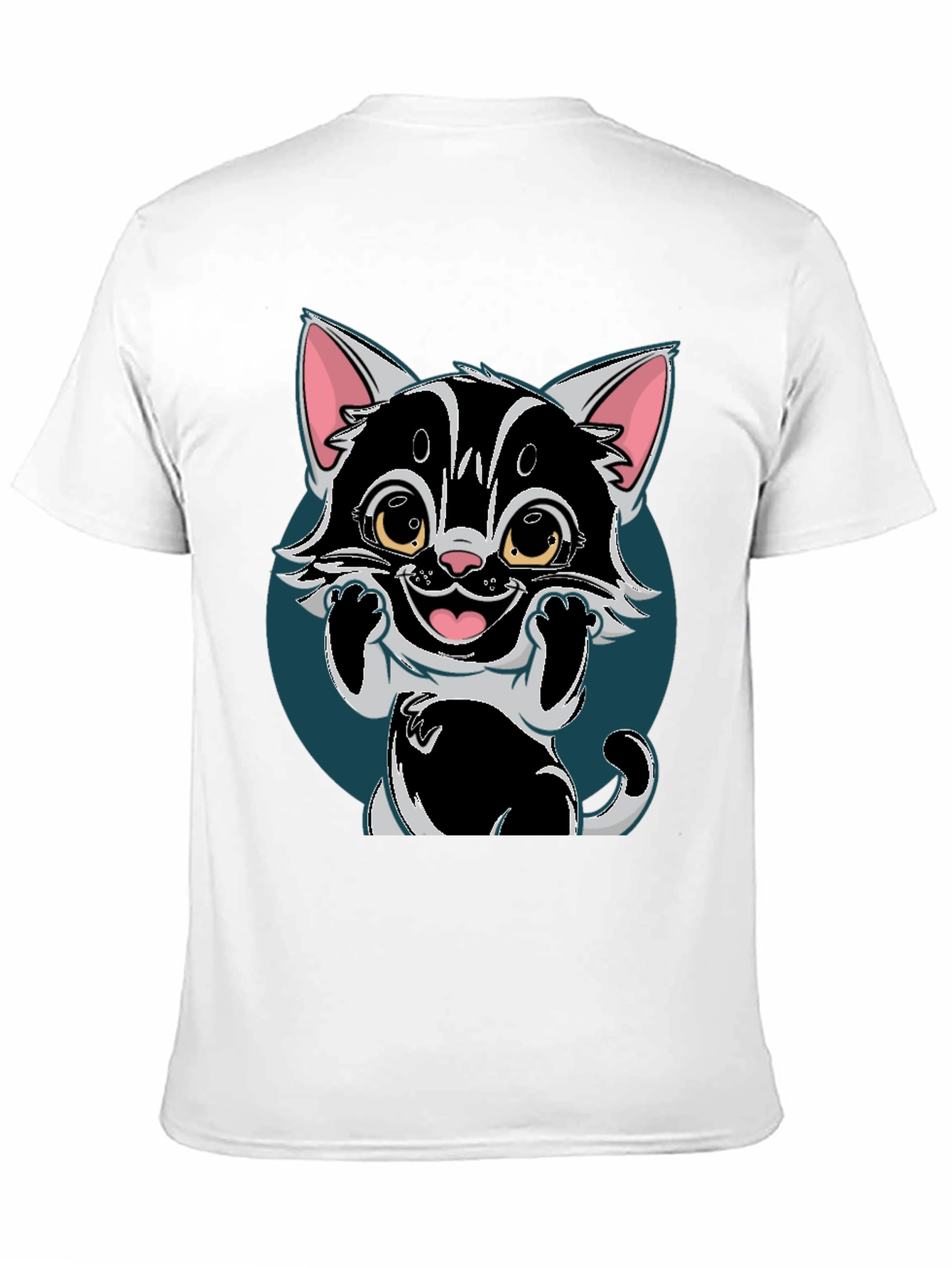 Cute Cartoon Cat T-Shirt