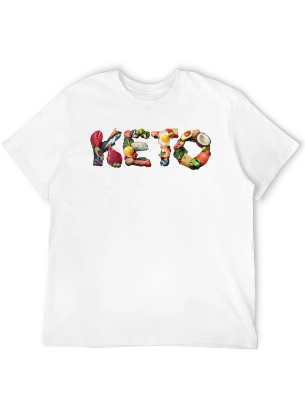 Keto Diet Food T-Shirt - Black