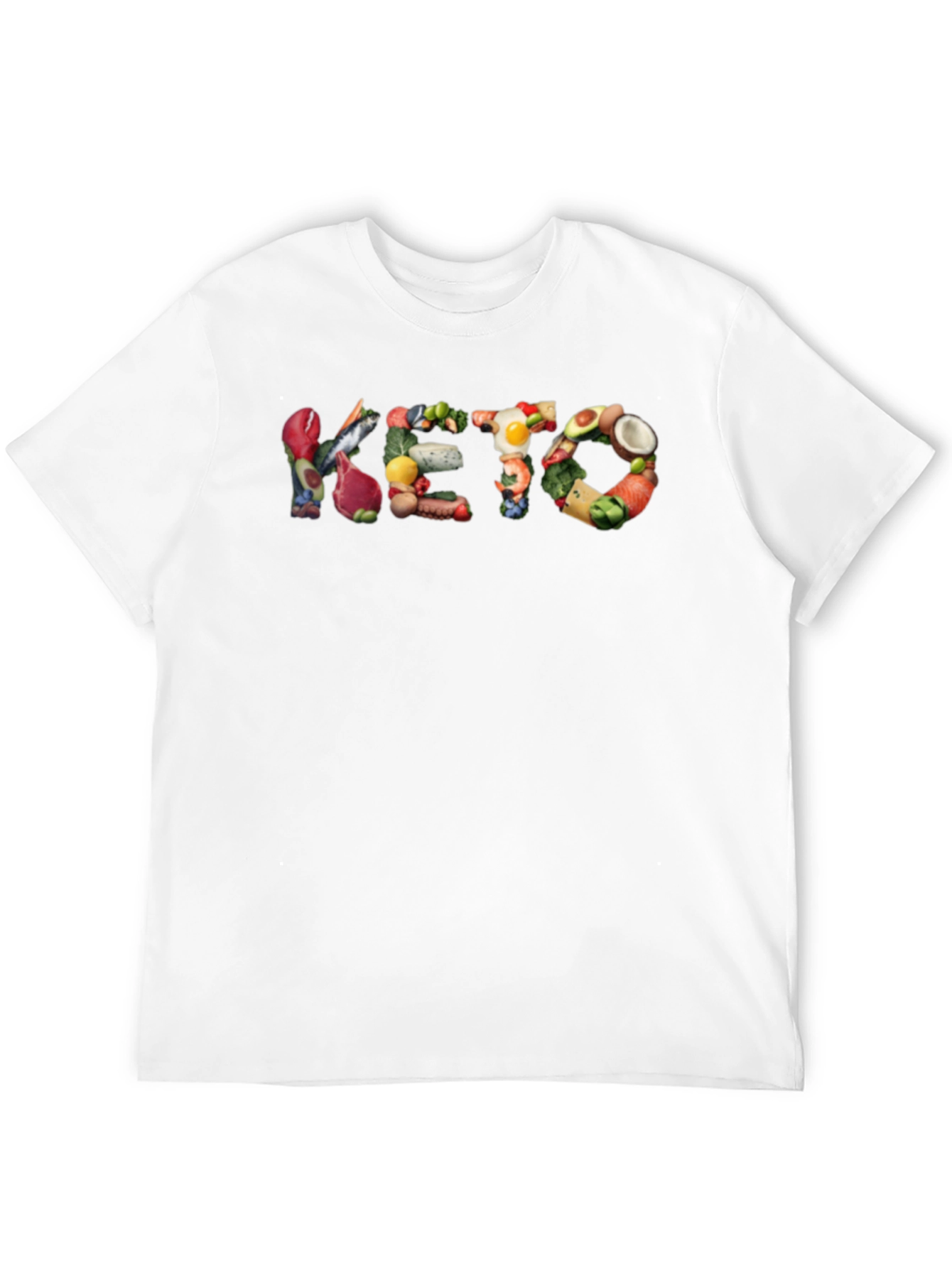 Keto Diet Food T-Shirt - Black