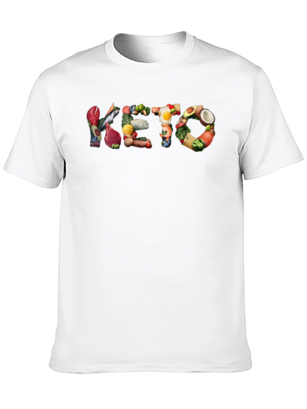 Keto Diet Food T-Shirt - Black