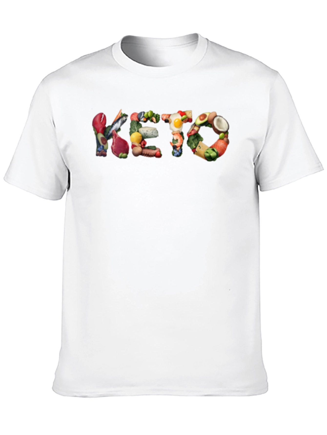 Keto Diet Food T-Shirt - Black