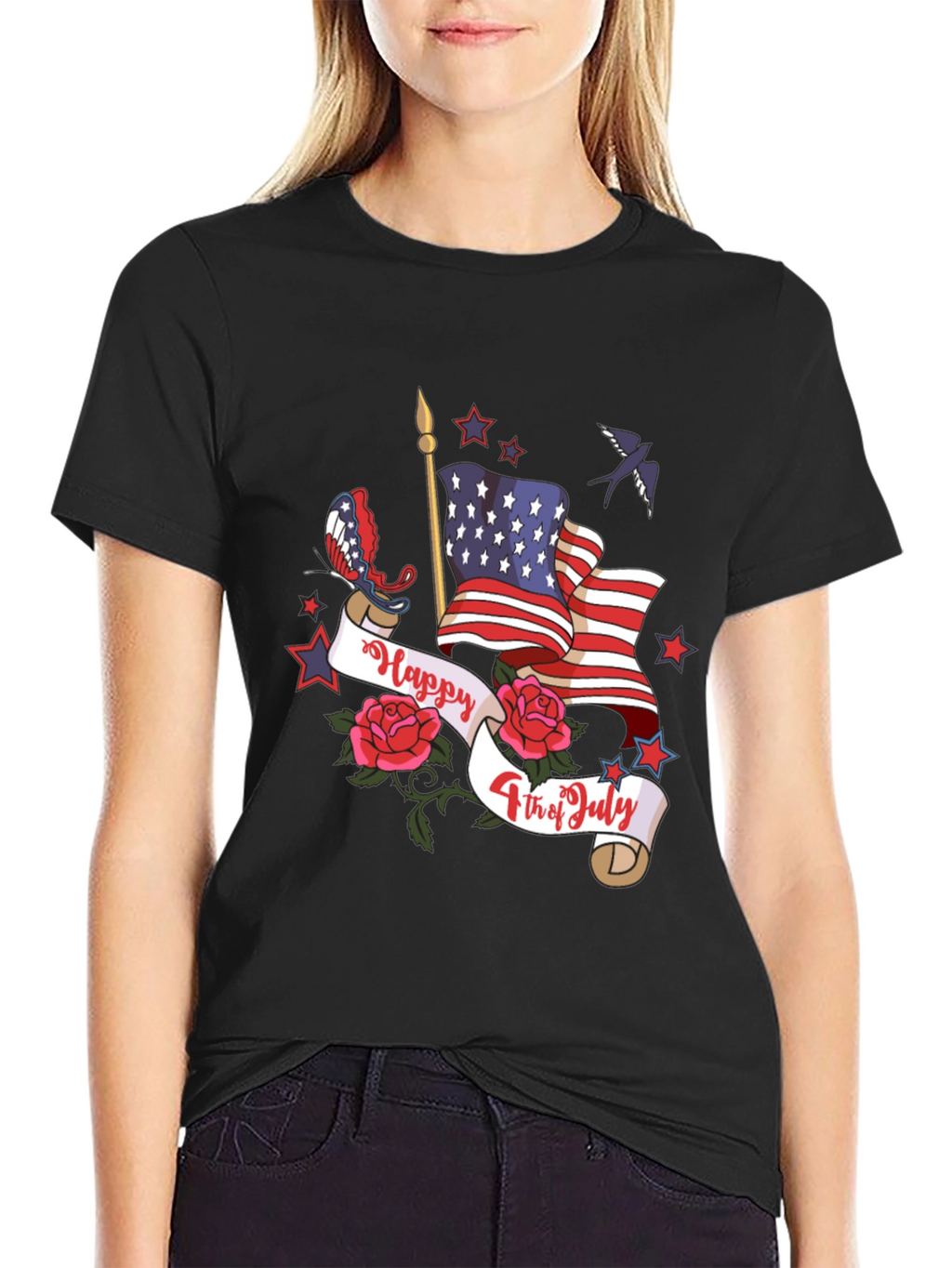Patriotic USA Flag 4th of July T-Shirt