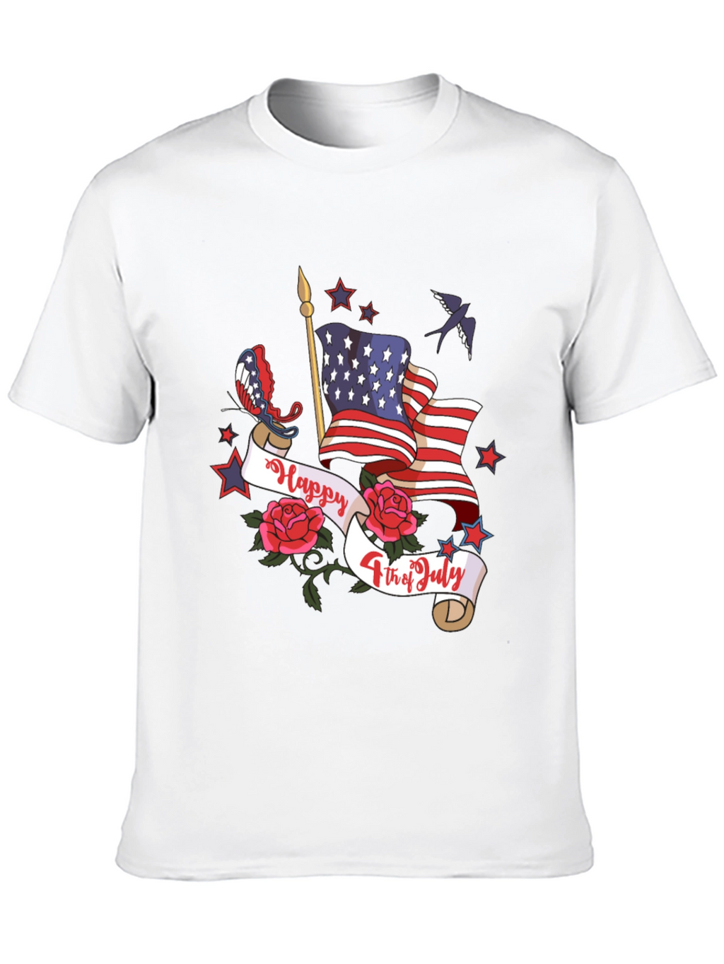 Patriotic USA Flag 4th of July T-Shirt