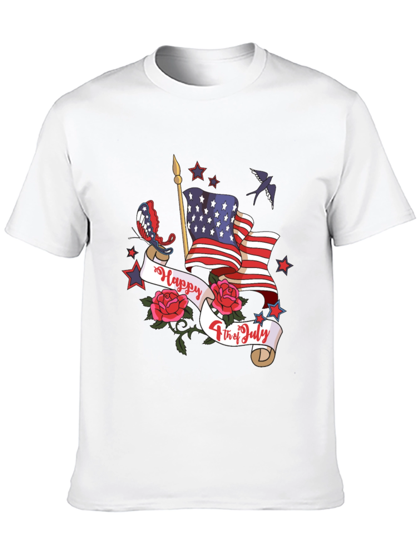 Patriotic USA Flag 4th of July T-Shirt