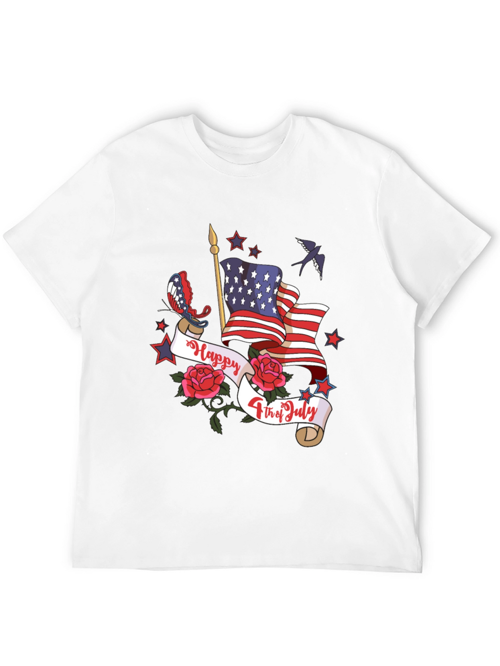 Patriotic USA Flag 4th of July T-Shirt