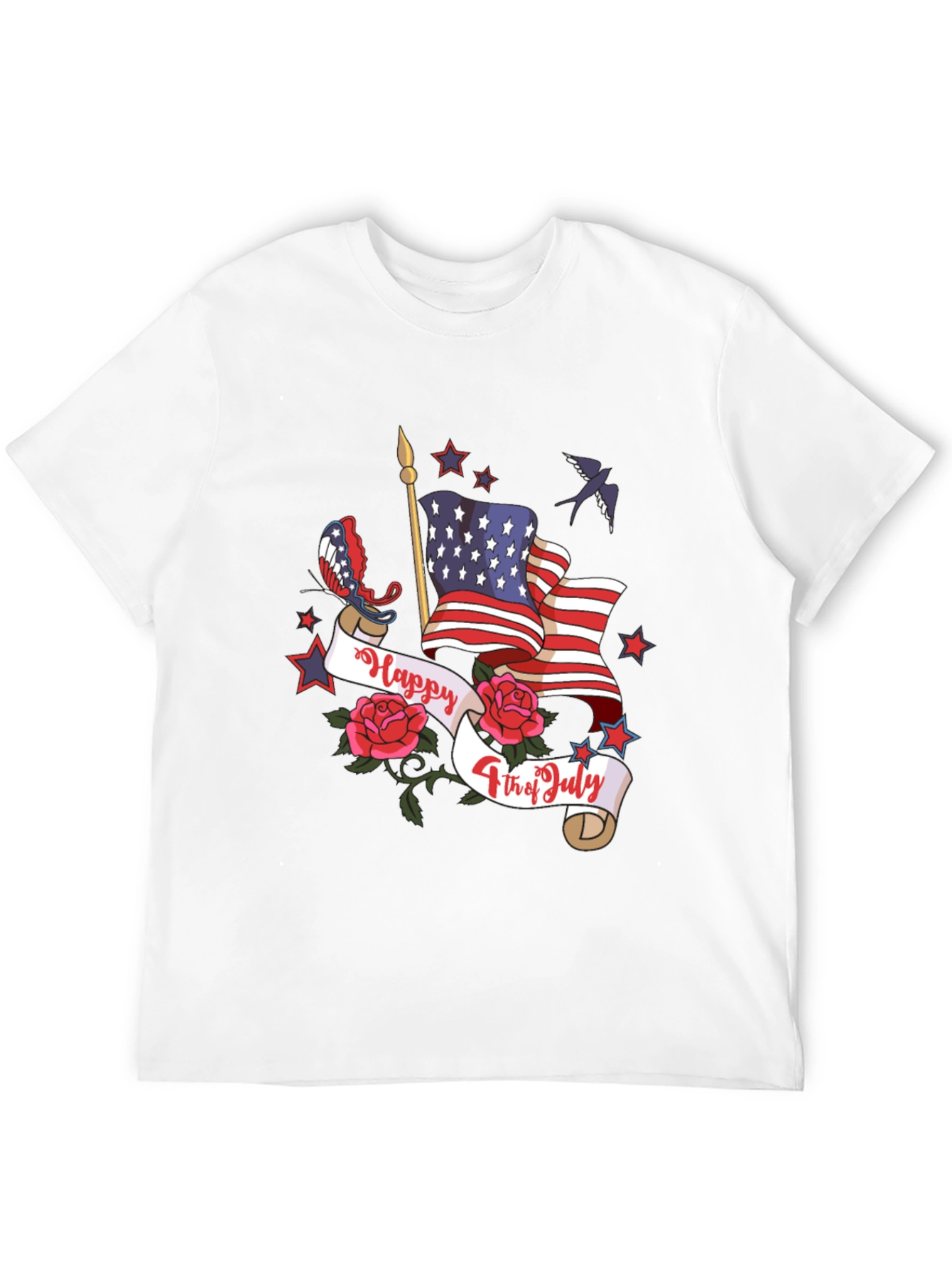 Patriotic USA Flag 4th of July T-Shirt