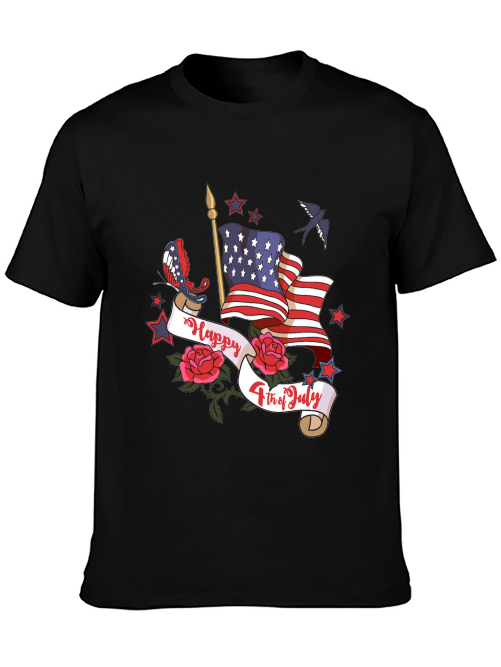 Patriotic USA Flag 4th of July T-Shirt