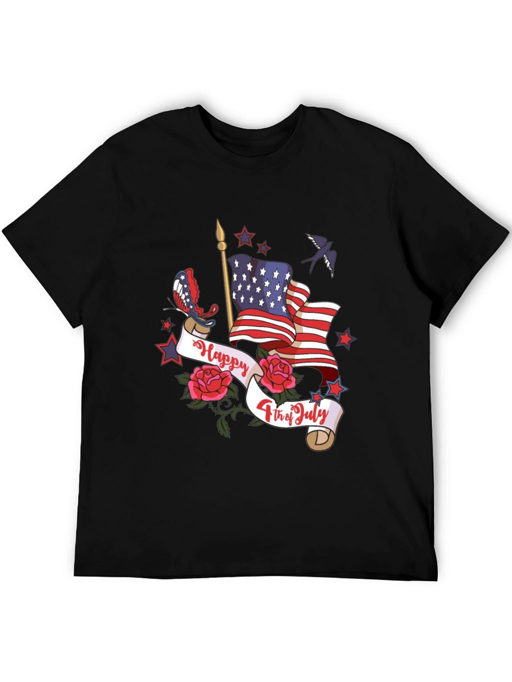 Patriotic USA Flag 4th of July T-Shirt