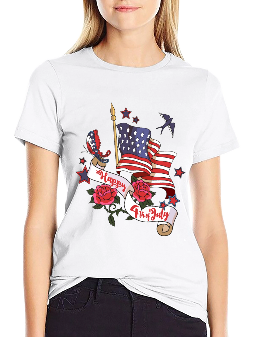 Patriotic USA Flag 4th of July T-Shirt