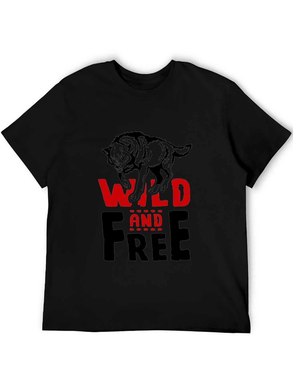 Wild and Free Wolf Graphic Tee