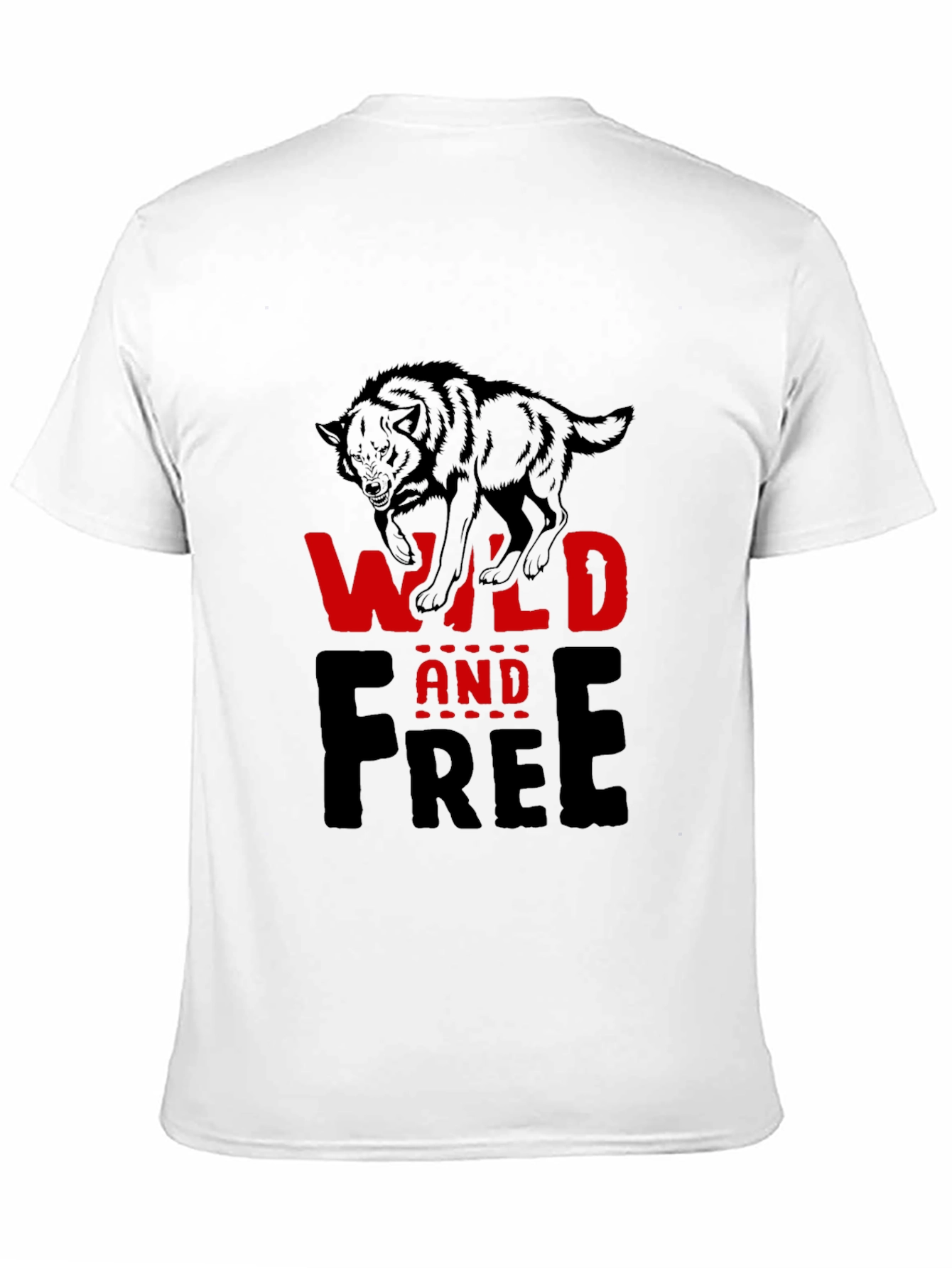 Wild and Free Wolf Graphic Tee
