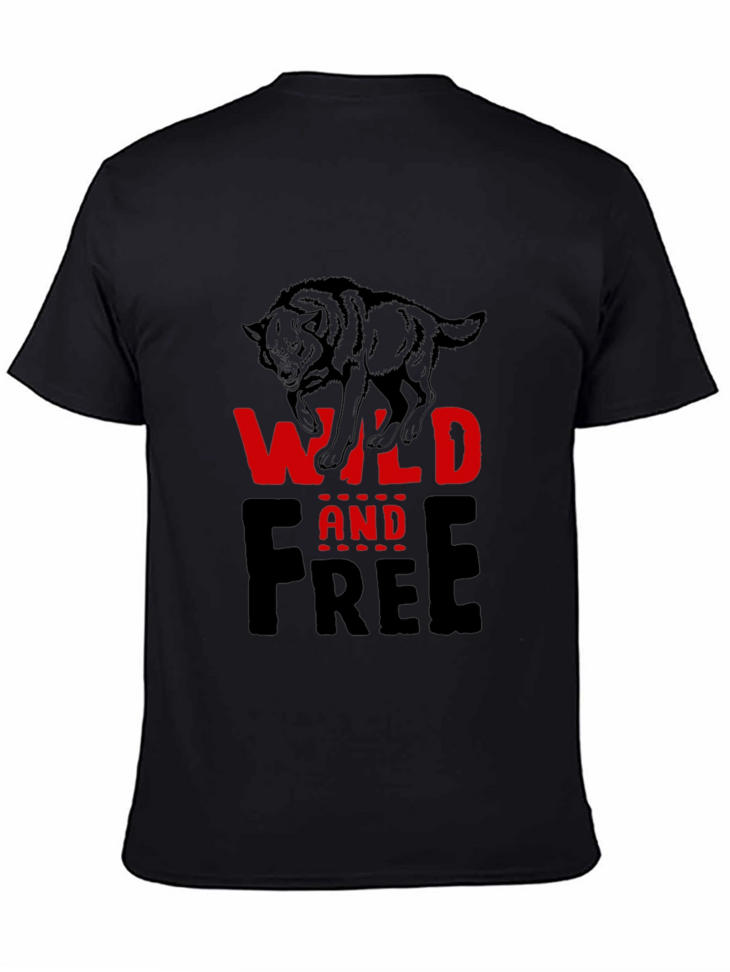 Wild and Free Wolf Graphic Tee
