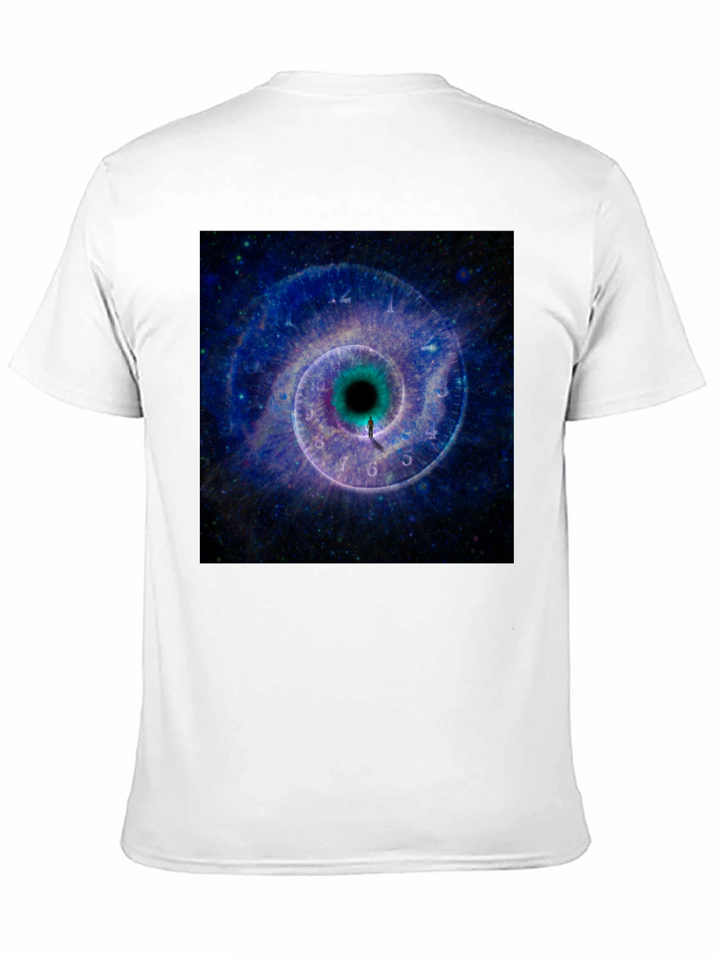 Cosmic Time Tunnel Black T-Shirt