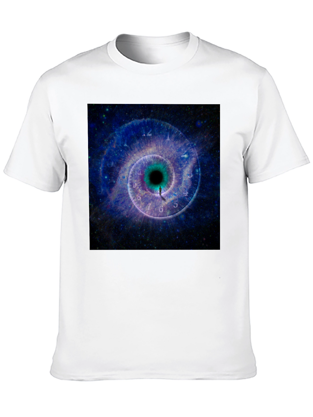 Cosmic Time Tunnel Black T-Shirt