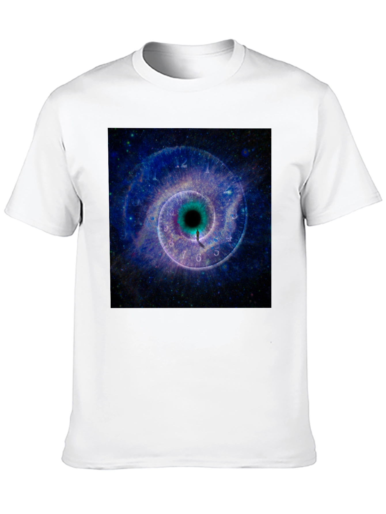 Cosmic Time Tunnel Black T-Shirt
