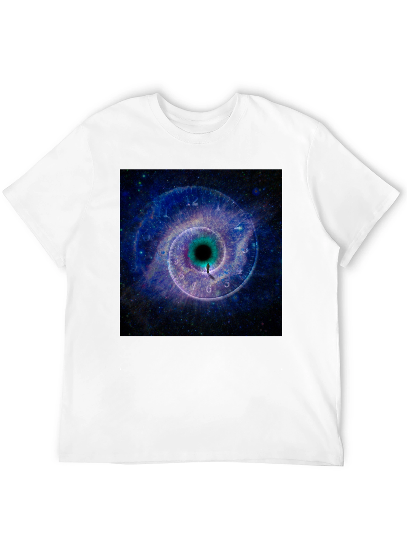 Cosmic Time Tunnel Black T-Shirt