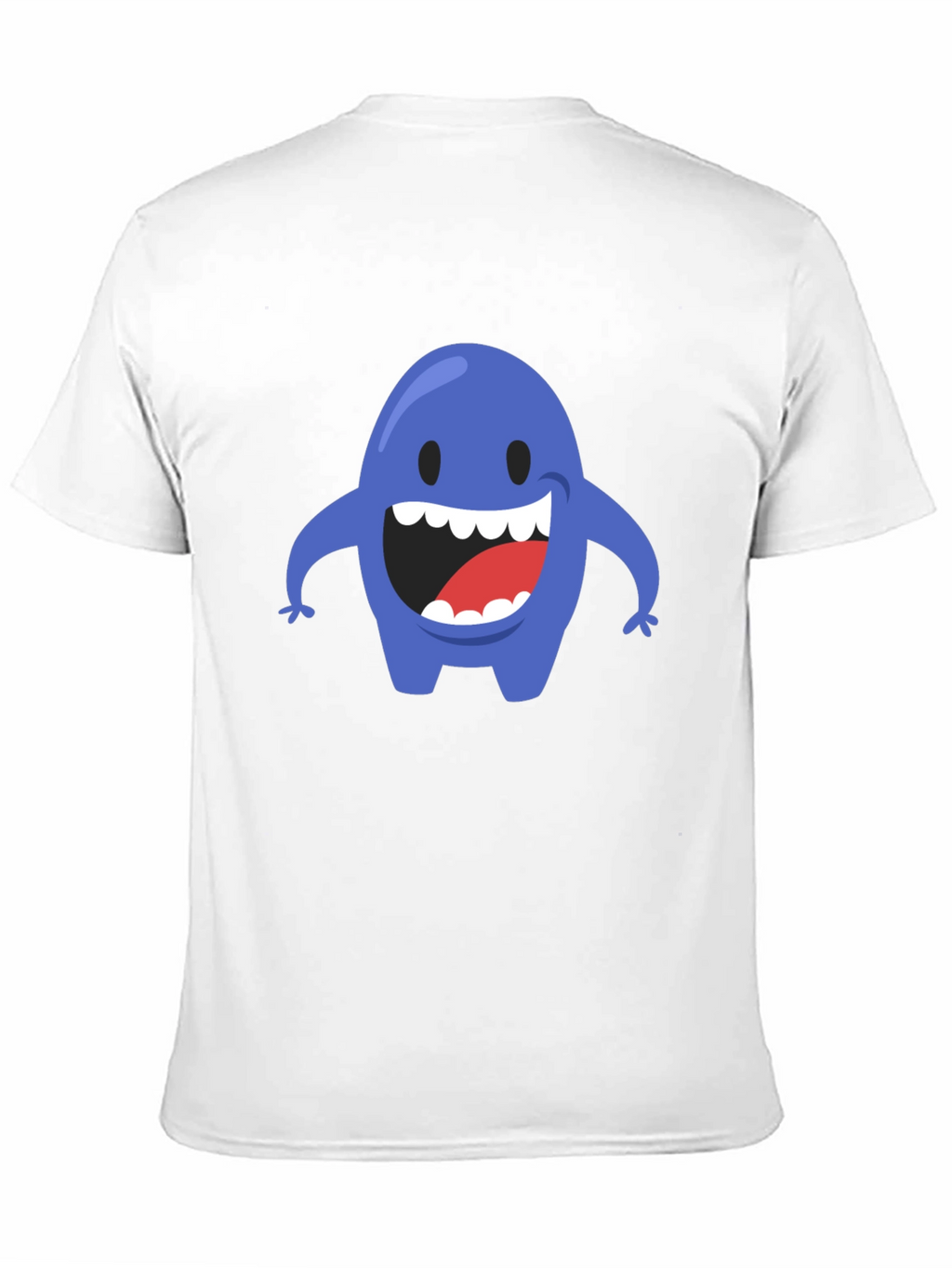 Blue Monster Graphic T-Shirt - Mens Black Tee