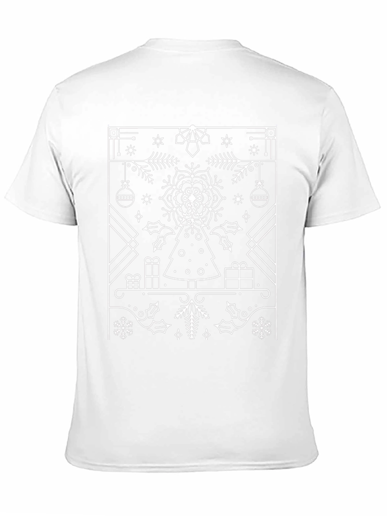 Festive Holiday Graphic Tee - Black