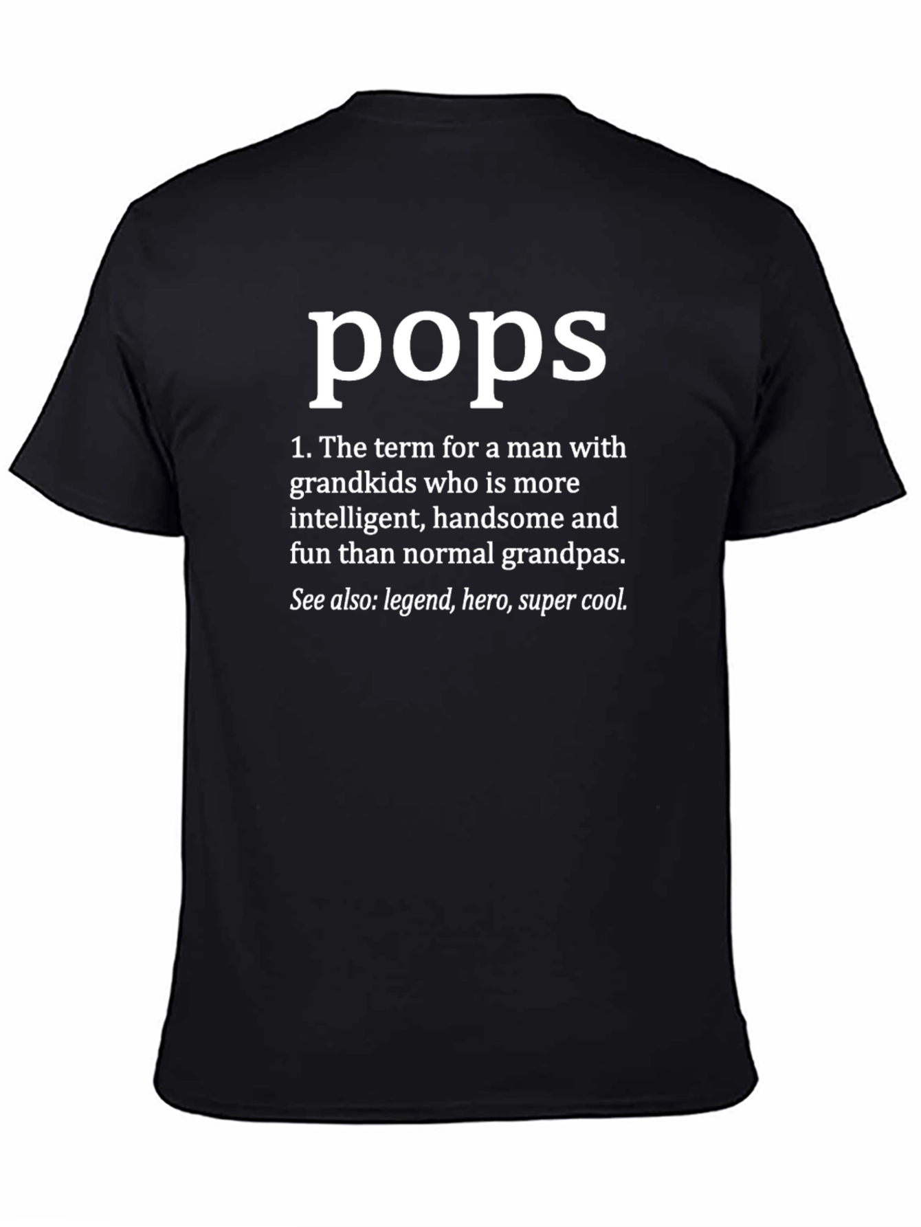Pops Definition T-Shirt - Gift for Grandpa