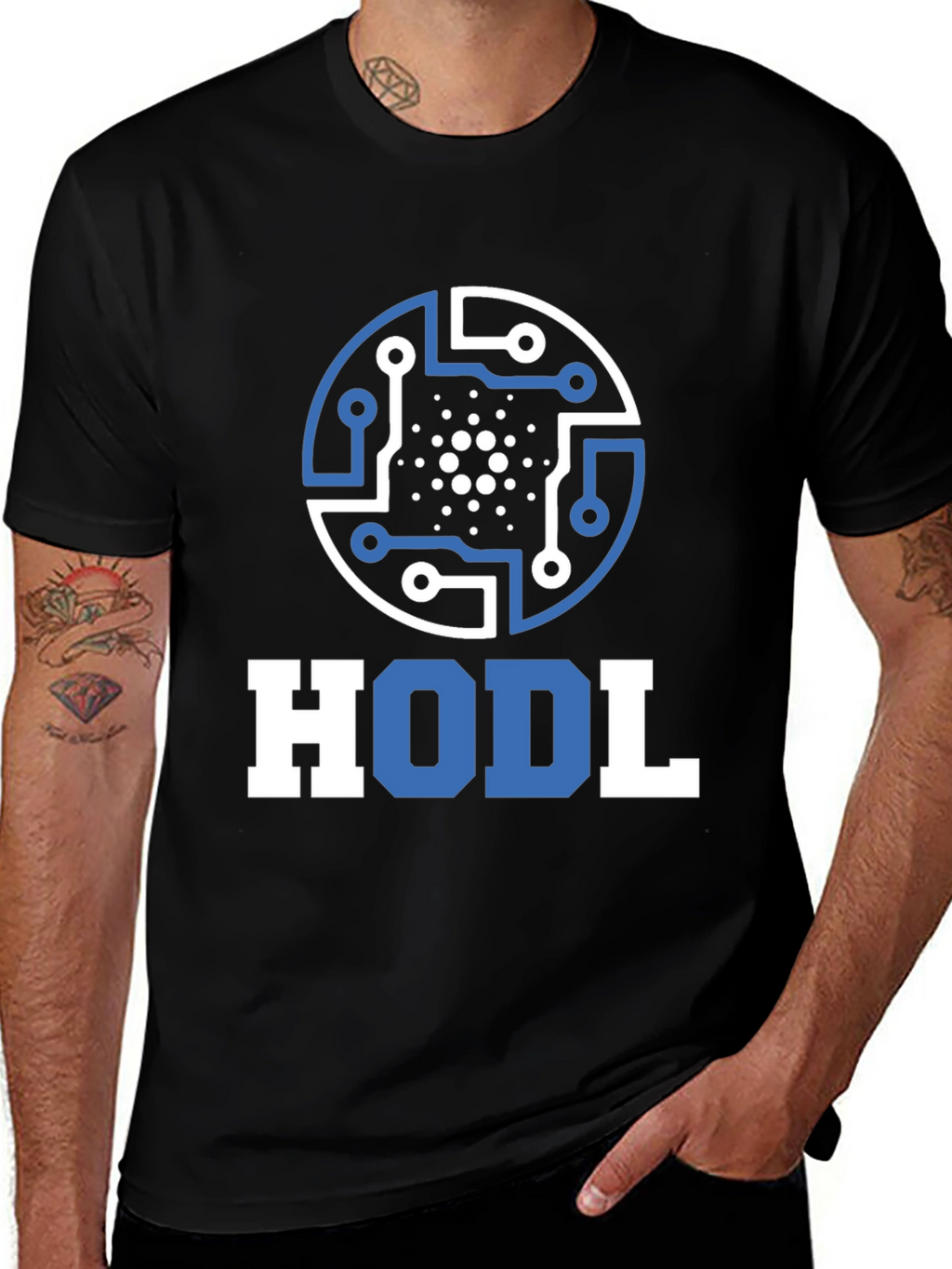 HODL Crypto T-Shirt - Cardano ADA Bitcoin