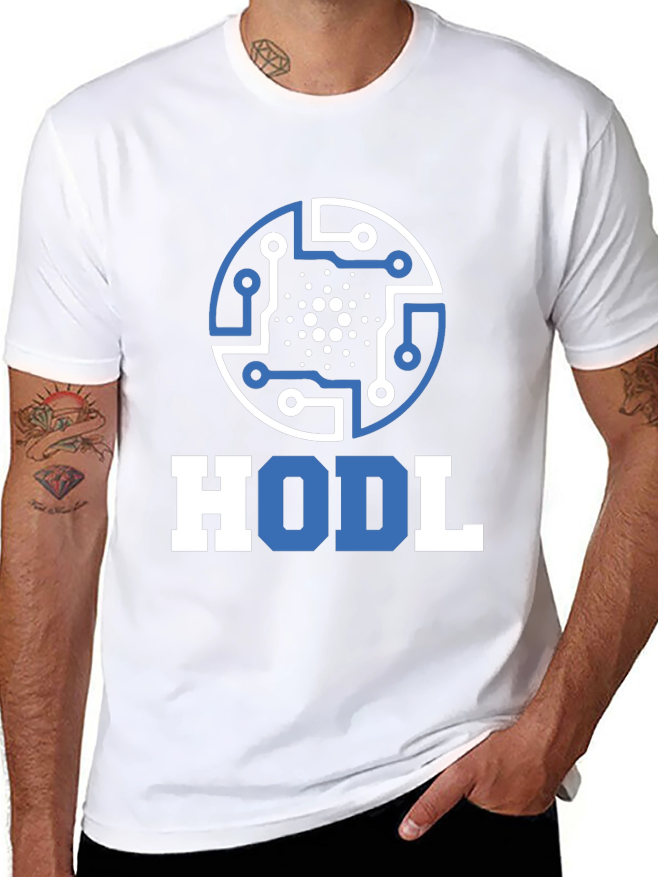 HODL Crypto T-Shirt - Cardano ADA Bitcoin