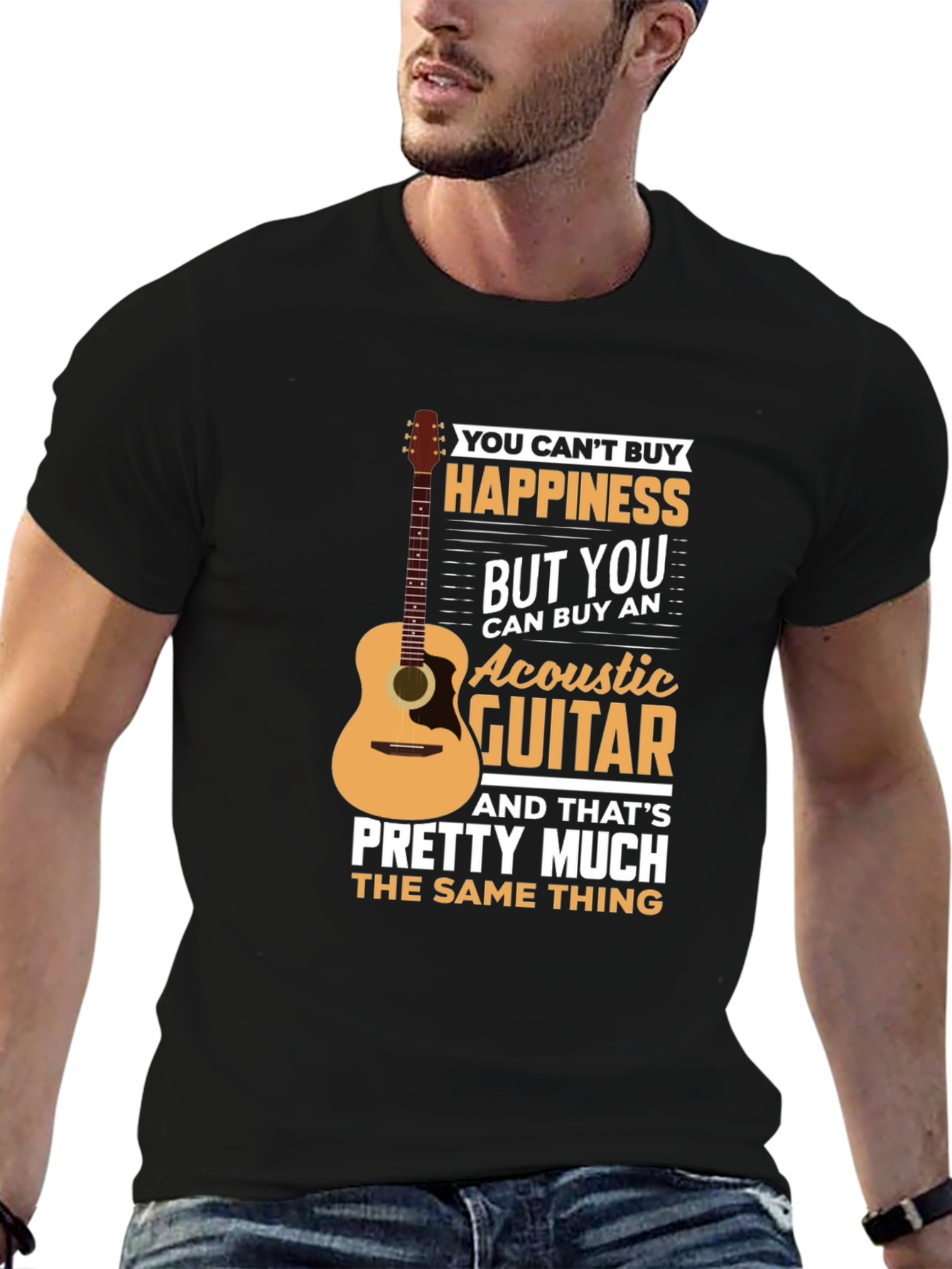 Acoustic Guitar Happiness T-Shirt