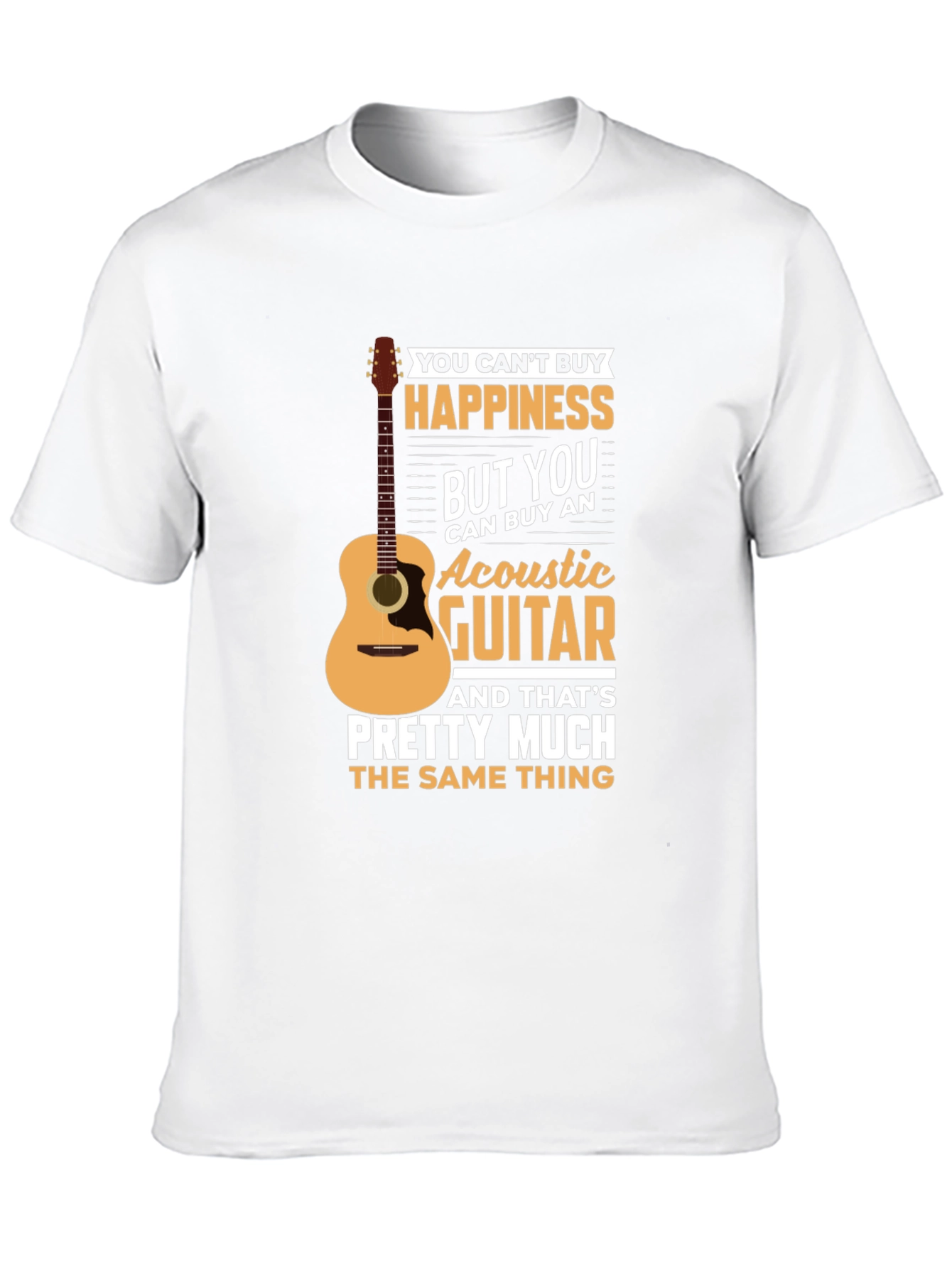 Acoustic Guitar Happiness T-Shirt