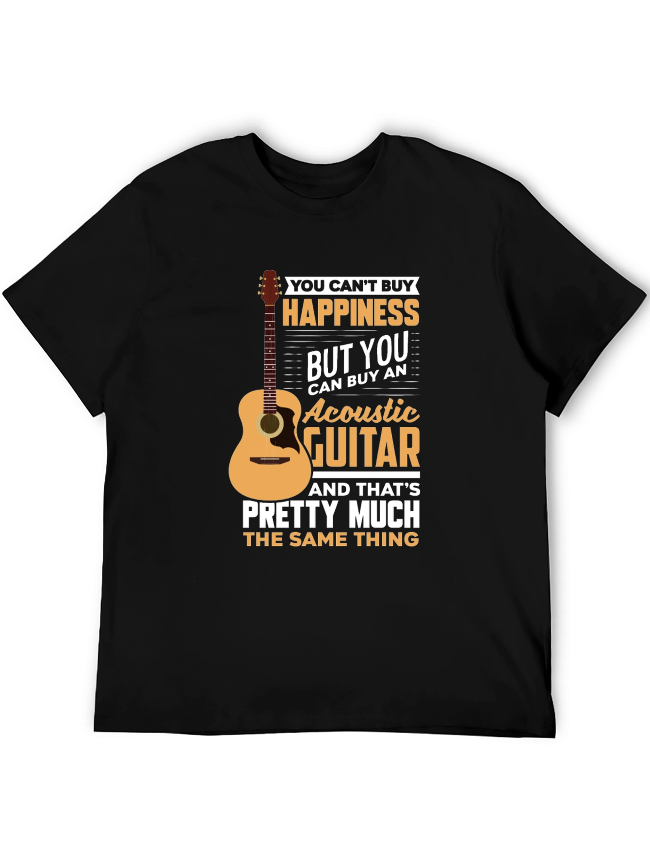 Acoustic Guitar Happiness T-Shirt