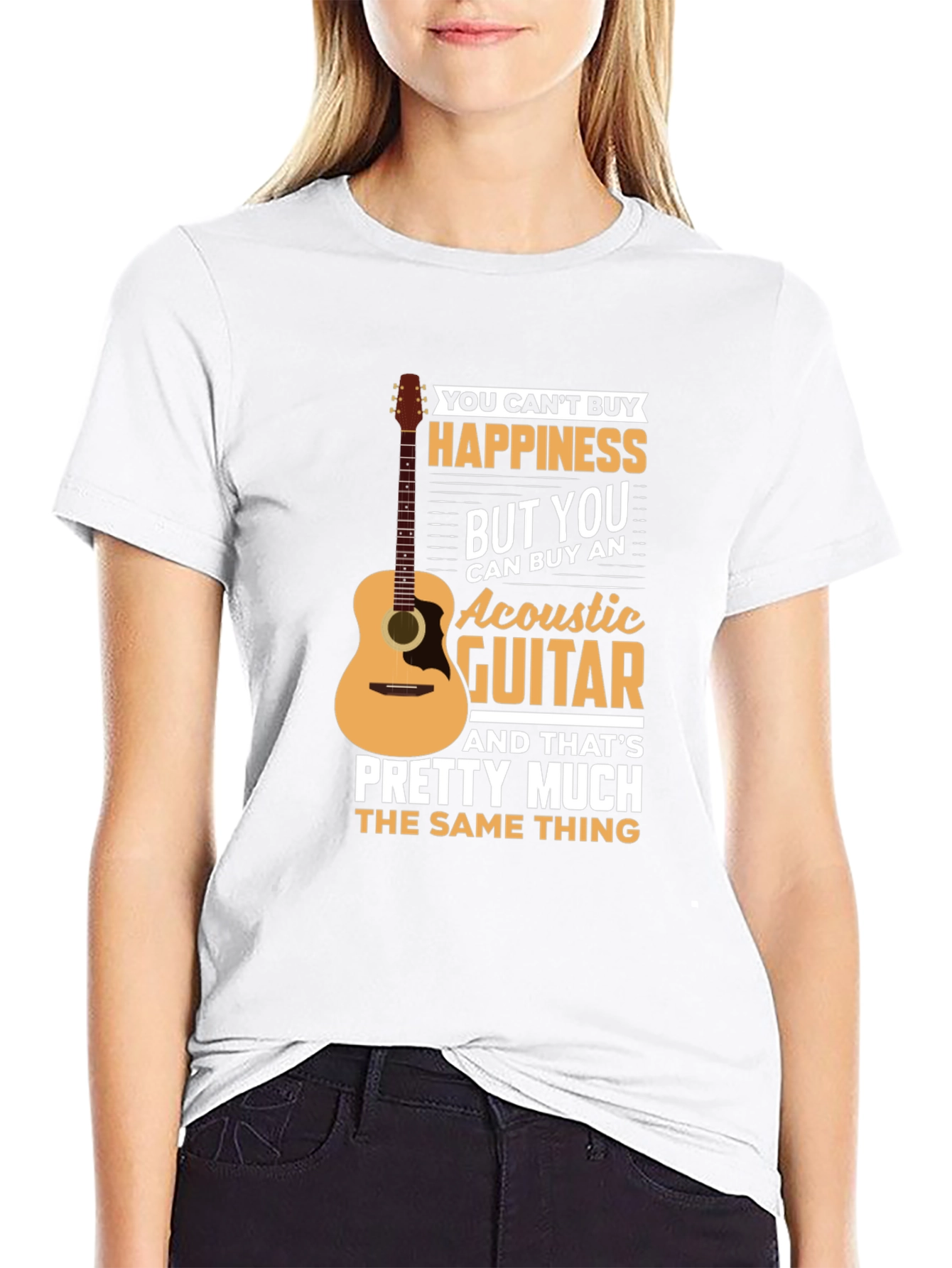 Acoustic Guitar Happiness T-Shirt