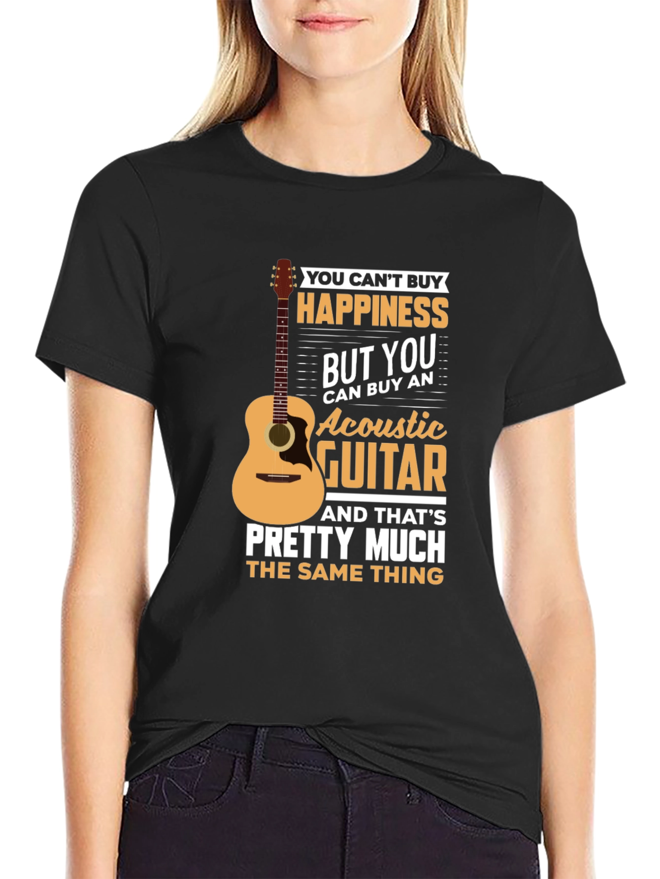 Acoustic Guitar Happiness T-Shirt