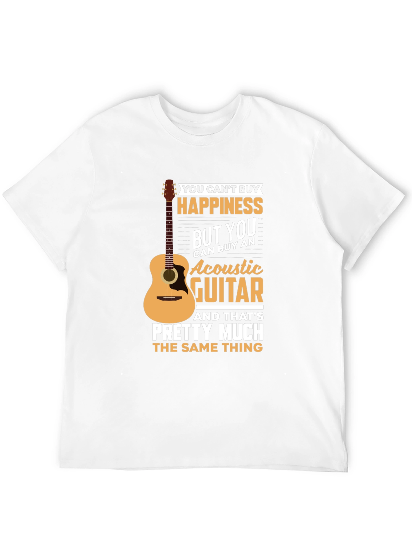 Acoustic Guitar Happiness T-Shirt