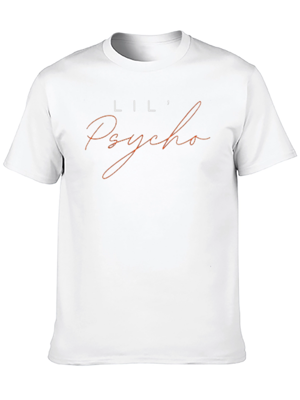 Lil Psycho Graphic Tee - Stylish Mens Black T-Shirt