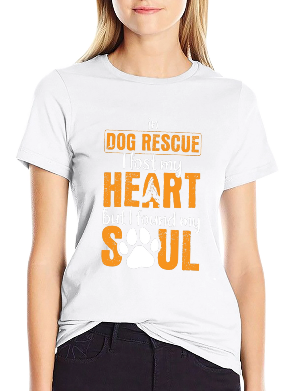 Dog Rescue Heart & Soul Tee