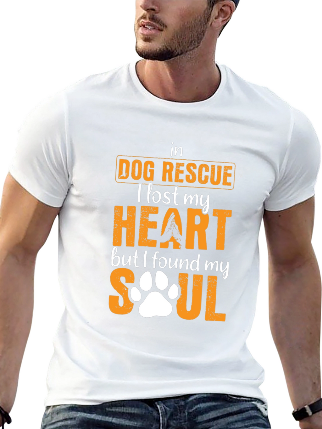 Dog Rescue Heart & Soul Tee