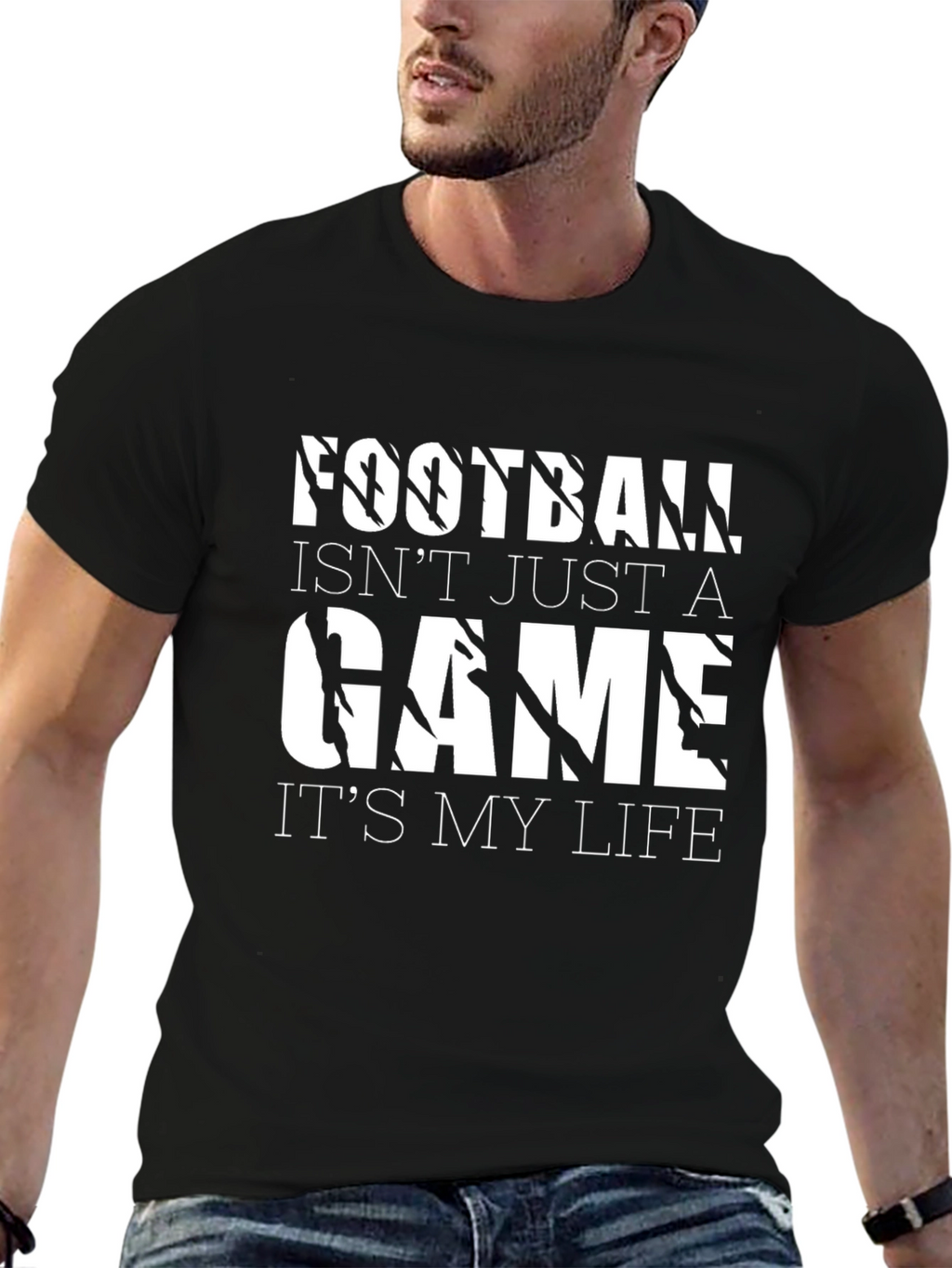 Football Is My Life Graphic Tee