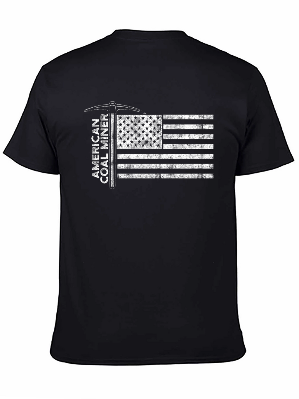 American Coal Miner Flag Graphic Tee