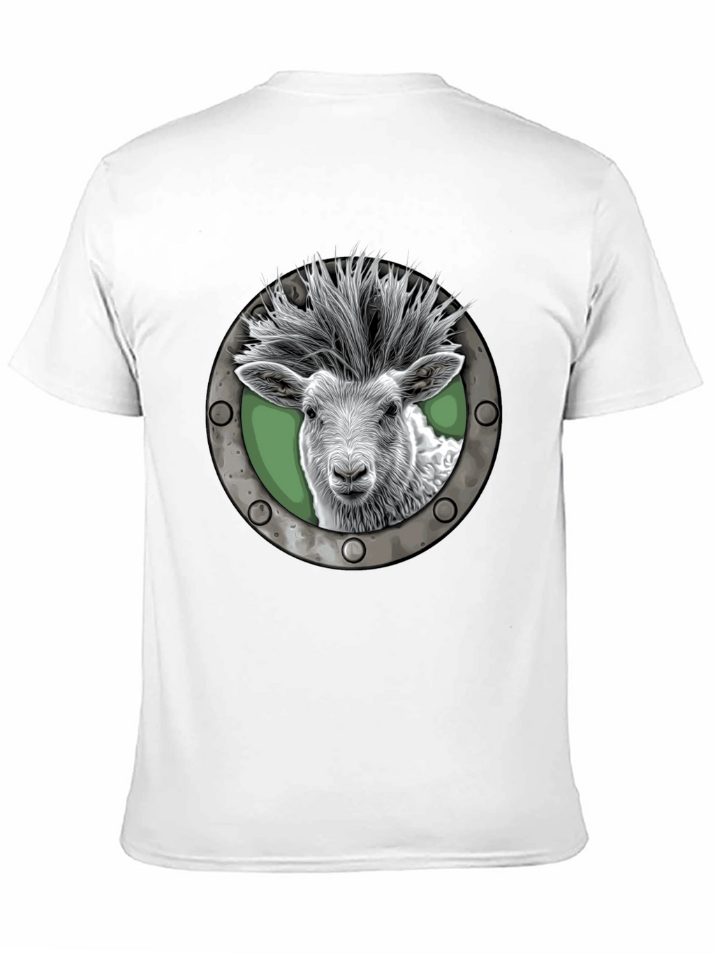 Punk Sheep T-Shirt - Cool Animal Graphic Tee