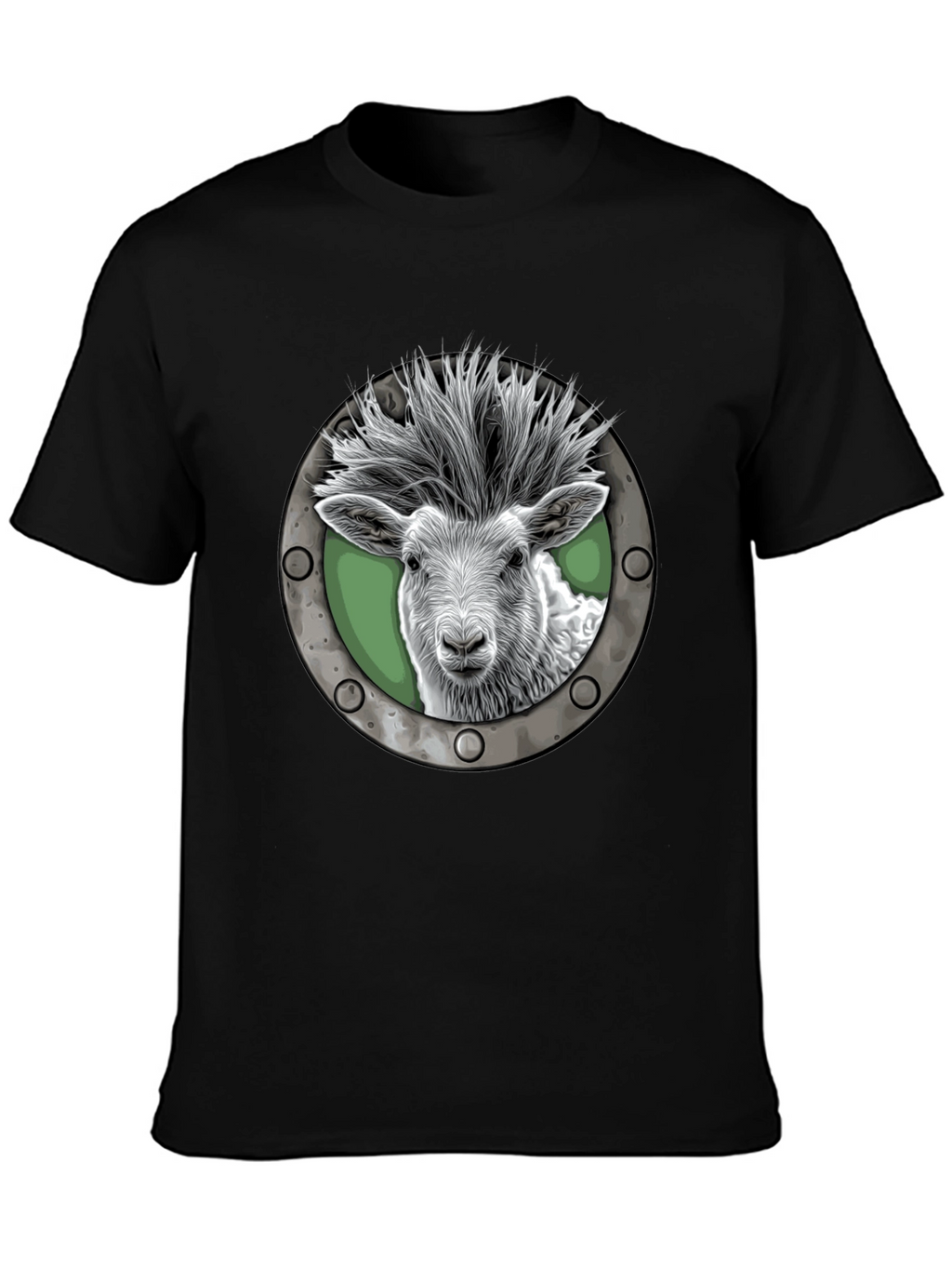 Punk Sheep T-Shirt - Cool Animal Graphic Tee