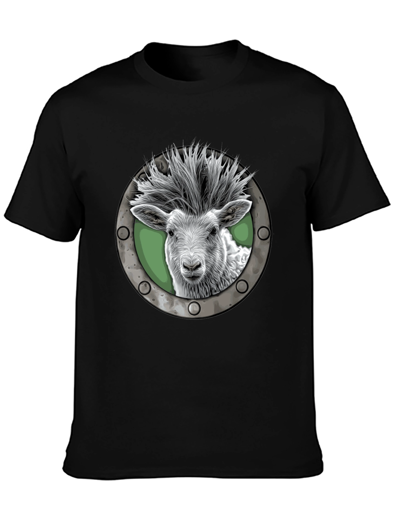 Punk Sheep T-Shirt - Cool Animal Graphic Tee