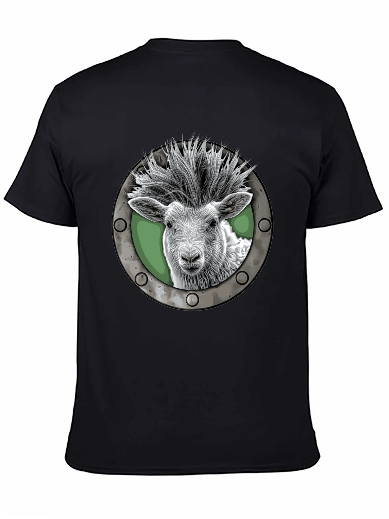 Punk Sheep T-Shirt - Cool Animal Graphic Tee