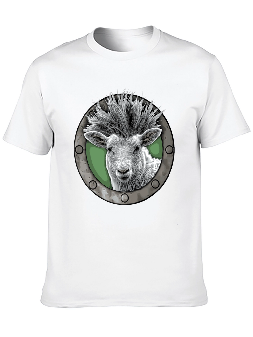 Punk Sheep T-Shirt - Cool Animal Graphic Tee