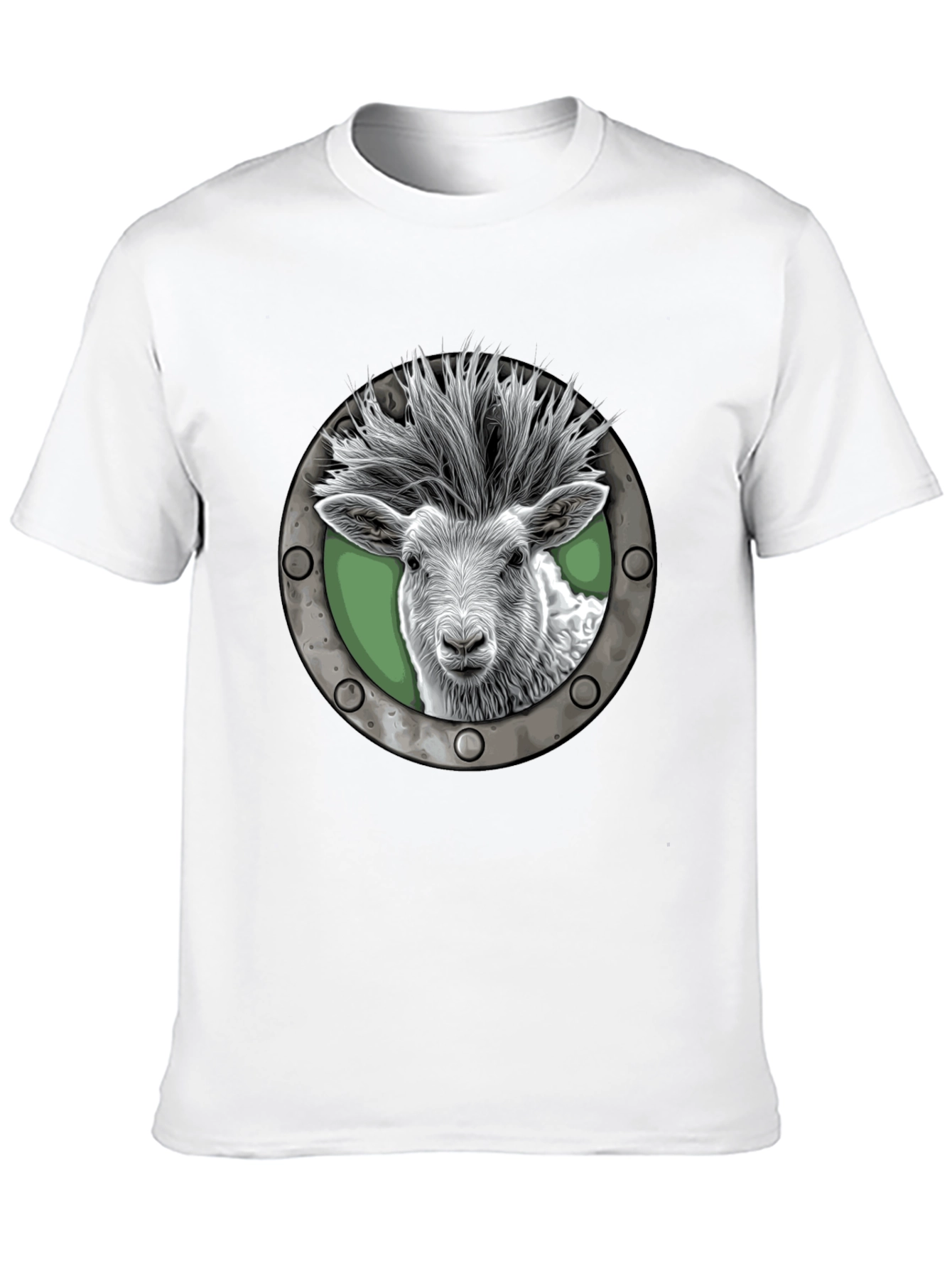 Punk Sheep T-Shirt - Cool Animal Graphic Tee