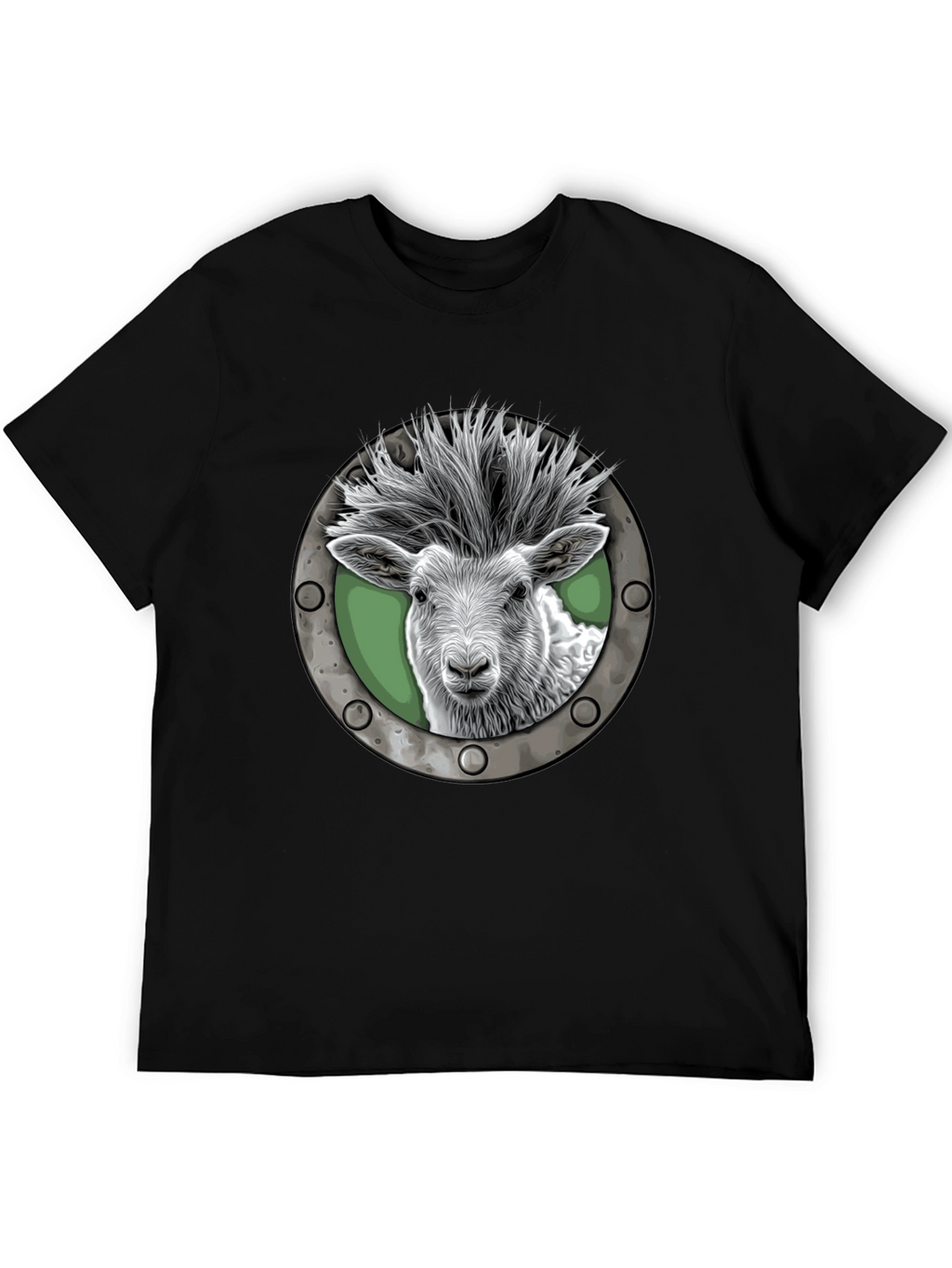 Punk Sheep T-Shirt - Cool Animal Graphic Tee