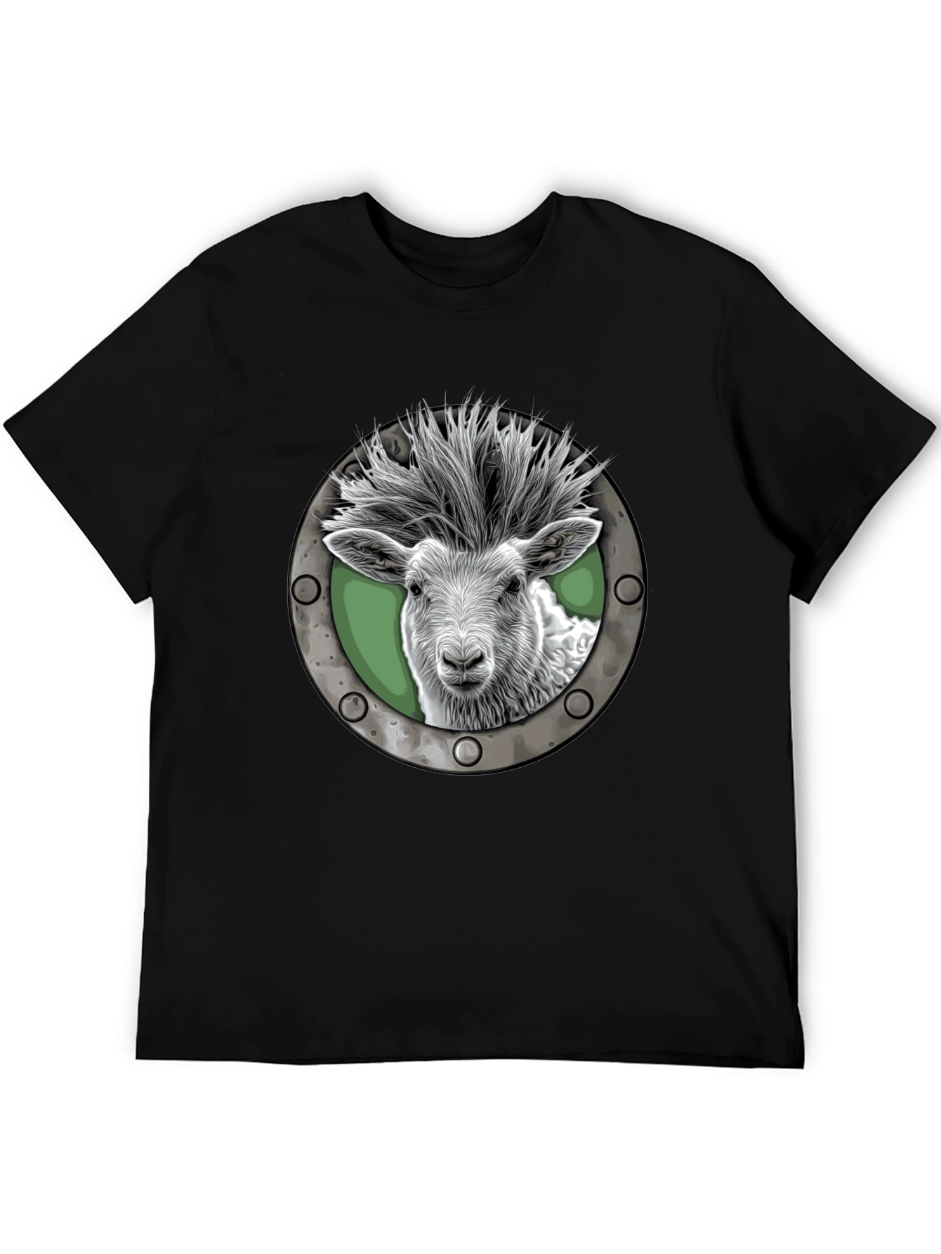 Punk Sheep T-Shirt - Cool Animal Graphic Tee