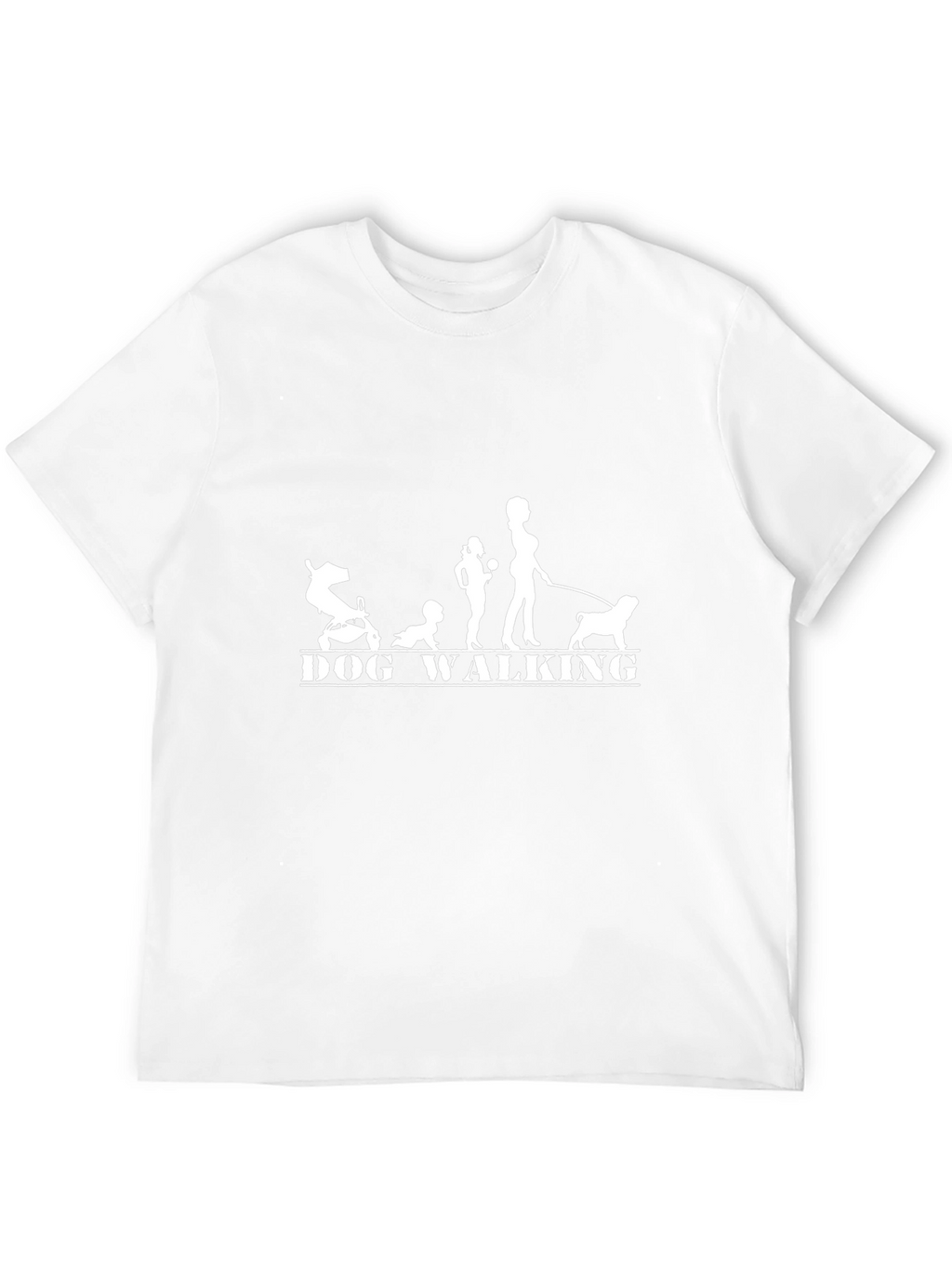 Dog Walking Silhouette T-Shirt