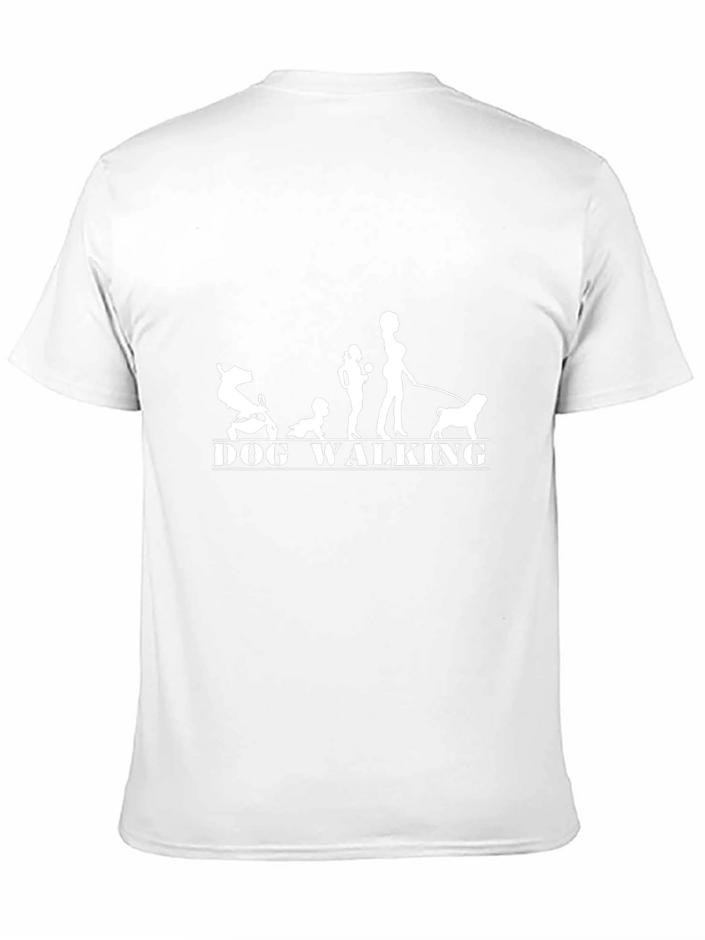 Dog Walking Silhouette T-Shirt